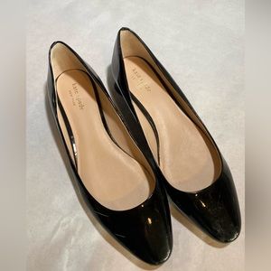 Kate spade black flats size 10